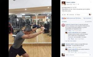 Lettieri in palestra