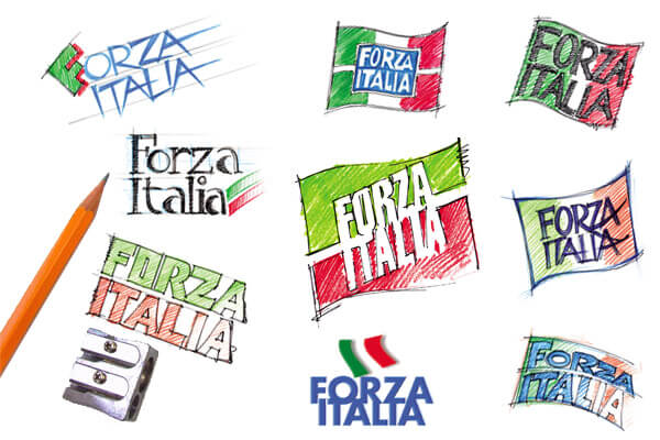 Forza Italia - bozzetti simbolo